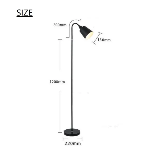 Random Modern Reading Floor Lamp L22cm W22cm H150cm