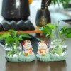 Lucky Cat Hydroponic Vase Ornament