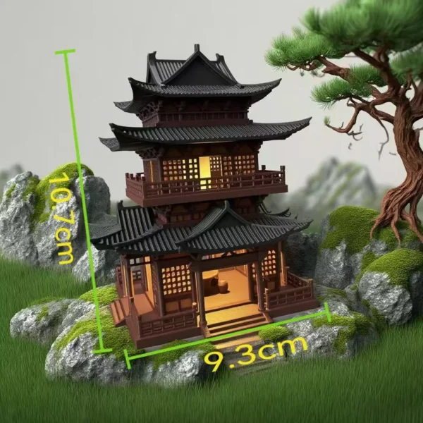 cn-11134207-820l4-mepb3k1shwqs81.webp Chinese Pavilion Micro Landscape Ornament W9.3cm H10.7cm