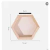 my-11134207-820l9-mkgpc84c4rgj9c.webp Hexagon Wooden Wall Shelf L14cm W5cm H12cm
