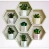 my-11134207-820lc-mkgpc84c3cw301.webp Hexagon Wooden Wall Shelf L14cm W5cm H12cm