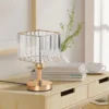 Crystal Bedside Table Lamp