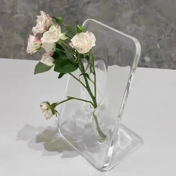Glass Photo Frame Vase