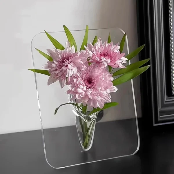 Glass Photo Frame Vase