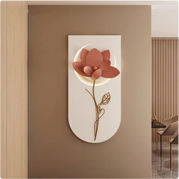 Chinese Style Flower Blossom Living Room Wall Decoration